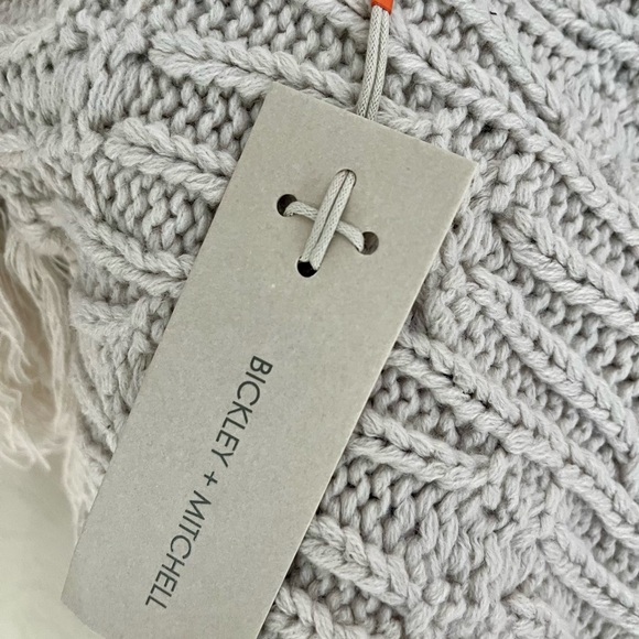 2 for $20. Bickley & Mitchell 88” cable knit scarf in Linen.. NWT - Picture 3 of 7